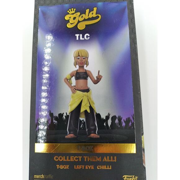 Funko Gold Vinyl Figure TLC Chilli Left Eye T-Boz NEW - Picture 2 of 2
